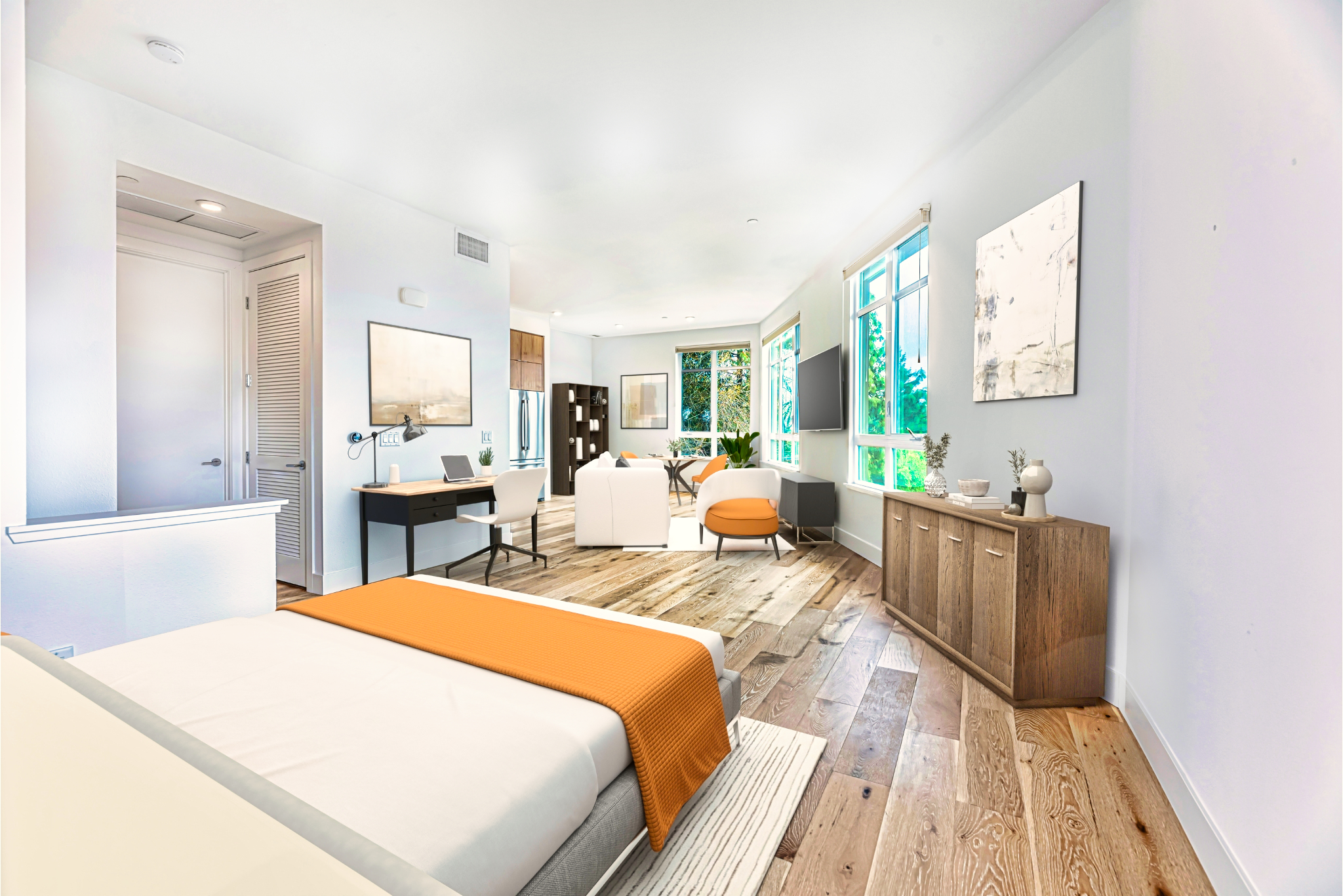 1-2 1101 W El Camino, 405